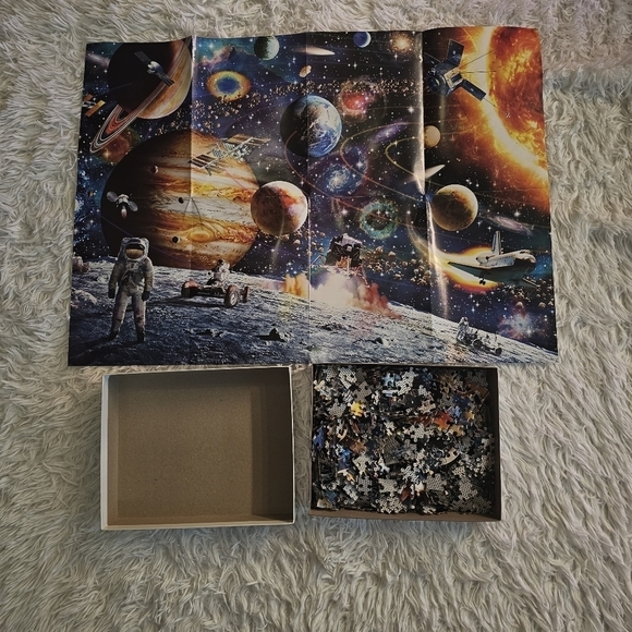 SPACE‎ astronaut planets jugsaw puzzle 1000 piece - Picture 5 of 7